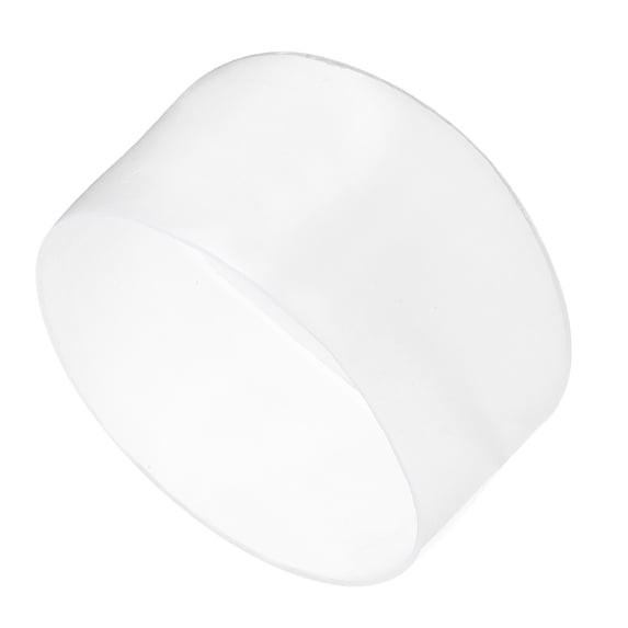 Uxcell 4pcs Rubber End Caps 75mm ID Vinyl Round Tube Bolt Cap Cover Screw Thread Protectors Clear