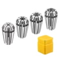 thumbnail image 1 of Uxcell 4pcs Spring Collet Chuck ER16 1/8" - 3/8" 65Mn Spring Steel Precision Router Collets for CNC Engraving Milling Lathe Tool, 1 of 6