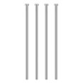 thumbnail image 2 of 4-Pack H62 Brass Round Rods - 4mm Diameter X 250mm Long (0.16" X 9.84") 2 of 5