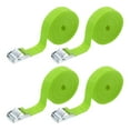 thumbnail image 1 of Uxcell 4pcs Straps Tie Downs 13.12 ft x 0.98" 551lb Safe Work Load, Light Green, 1 of 7