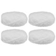 thumbnail image 1 of Uxcell 4pcs Velvet Yarn Soft Chenille Yarn 4x100g/14.1oz (347yds) Fluffy Yarn for Knitting Crochet Blanket White, 1 of 6