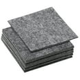 thumbnail image 1 of Uxcell 4x4 Inch Lamp Base Felt, 10Pack 2mm Thickness Square Soft Adhesive Non-slip Backed Felt Grey, 1 of 7
