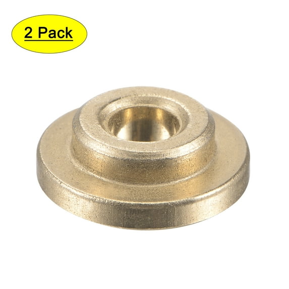 Uxcell 4x8x4mm Flange Sleeve Bearings Sintered Bronze Self-Lubricating Bushing 2 Pack