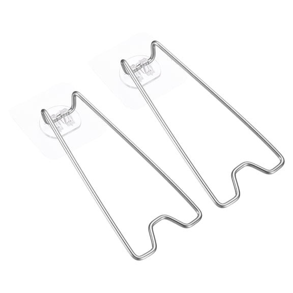Uxcell 5.1" Adhesive Easel Back, 2 Pcs Metal Picture Frame Back Stand Photo Frame Easel Back Support for Crafts Art Frames Supplies Paintings Display, Silver Tone