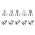 thumbnail image 1 of Uxcell 5/16-18x5/8" Flat Head Machine Screws Phillips 304 Stainless Steel Bolts 10 Pack, 1 of 6