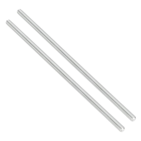 Uxcell 5/16"-24 UNC 304 Stainless Steel Fully Threaded Rod, 2Pcs 7.9" Length Long Threaded Screw Right Hand Threads All Threaded Rod Studs for Anchoring Bolt, Clamps, Hangers and U-Bolts