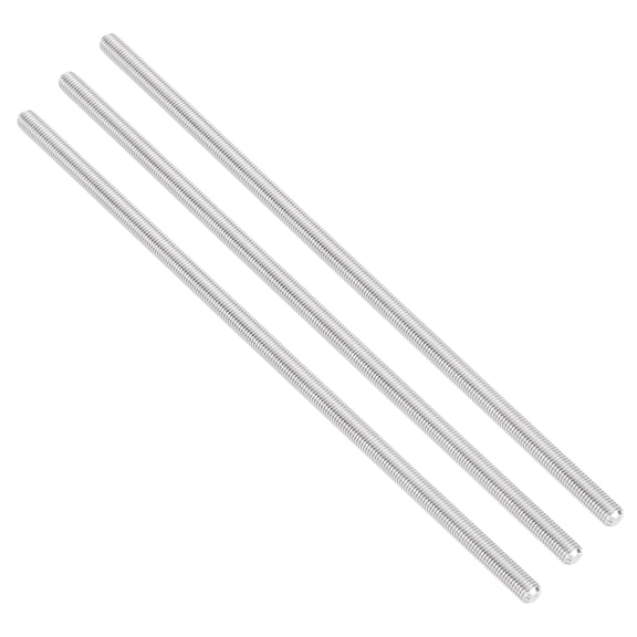 Uxcell 5/16"-24 UNC 304 Stainless Steel Fully Threaded Rod, 3Pcs 9.8" Length Long Threaded Screw Right Hand Threads All Threaded Rod Studs for Anchoring Bolt, Clamps, Hangers and U-Bolts