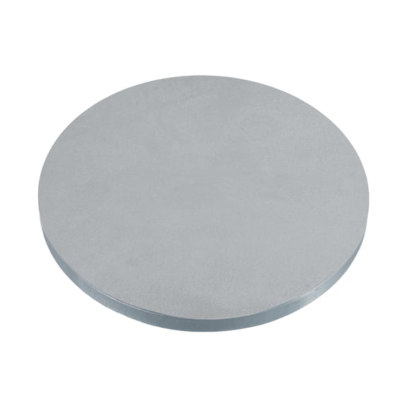 Uxcell 5/16"(8mm) x 8" Steel Plate, Black Hot Rolled A36 Steel Sheet Plate Base, Round Weldable Metal Discs for Industrial Construction Structural Support