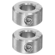 Uxcell 5/16" Bore 304 Stainless Steel Set Screw Shaft Collars, 5/8" OD, 5/16" Width 2 Pack