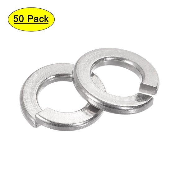 Uxcell 5/16-Inch 304 Stainless Steel Split Spring Lock Washer 50 Pack