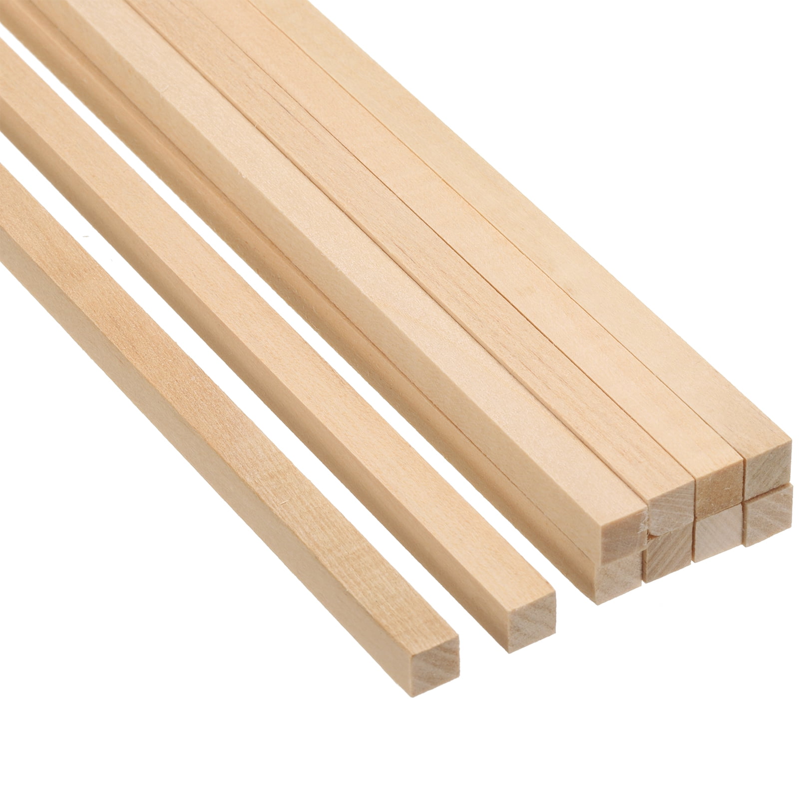 Uxcell 5/16 Inch Dowel Rods Wood Sticks 12 Inch Long Square Wooden