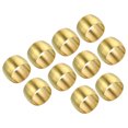 thumbnail image 1 of Uxcell 5/16 Inch Tube OD Brass Compression Sleeves Ferrules Brass Ferrule Fitting 100 Pack, 1 of 6