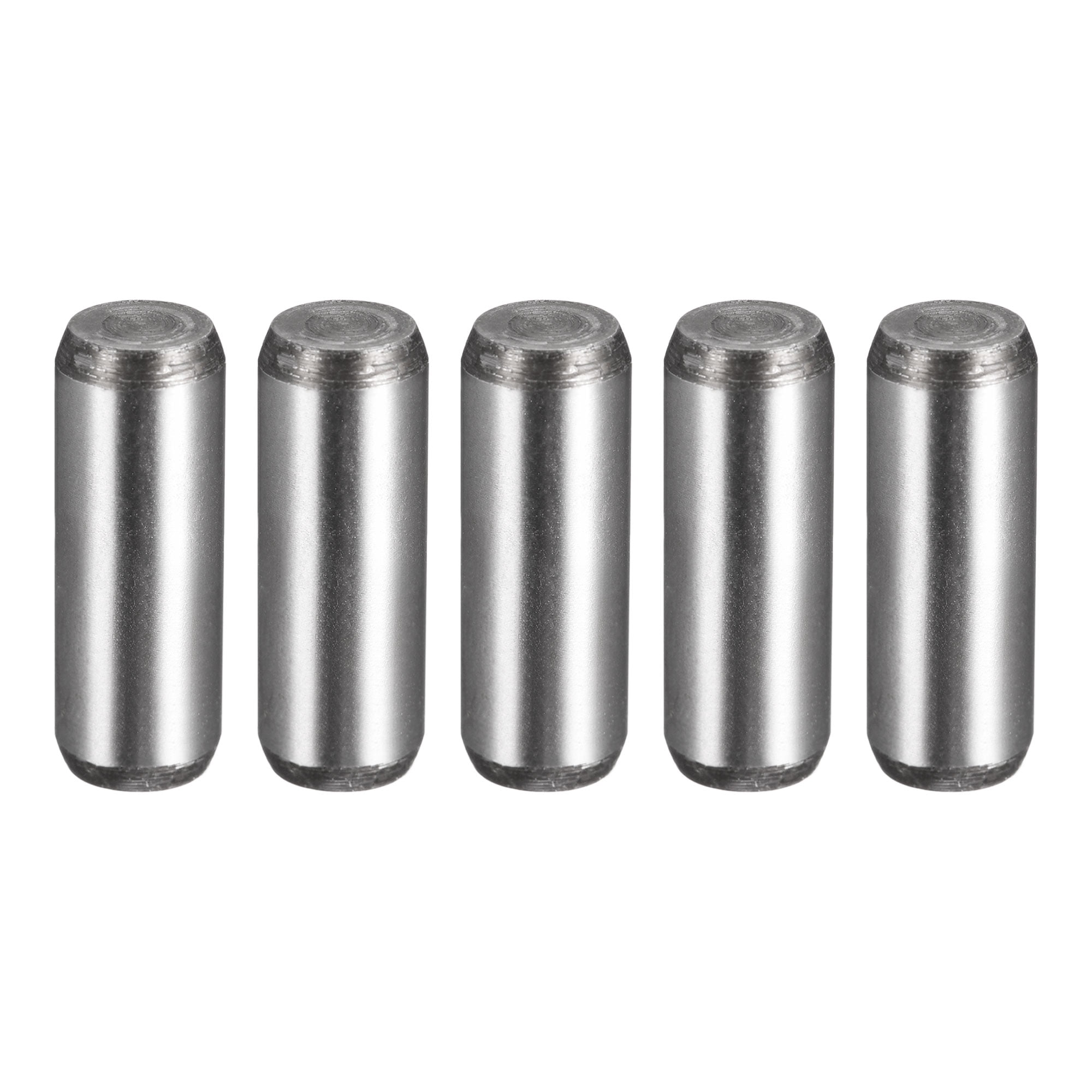 Uxcell 5/16-Inch x 1-Inch Heat Treated Alloy Steel Bright Finish Dowel ...