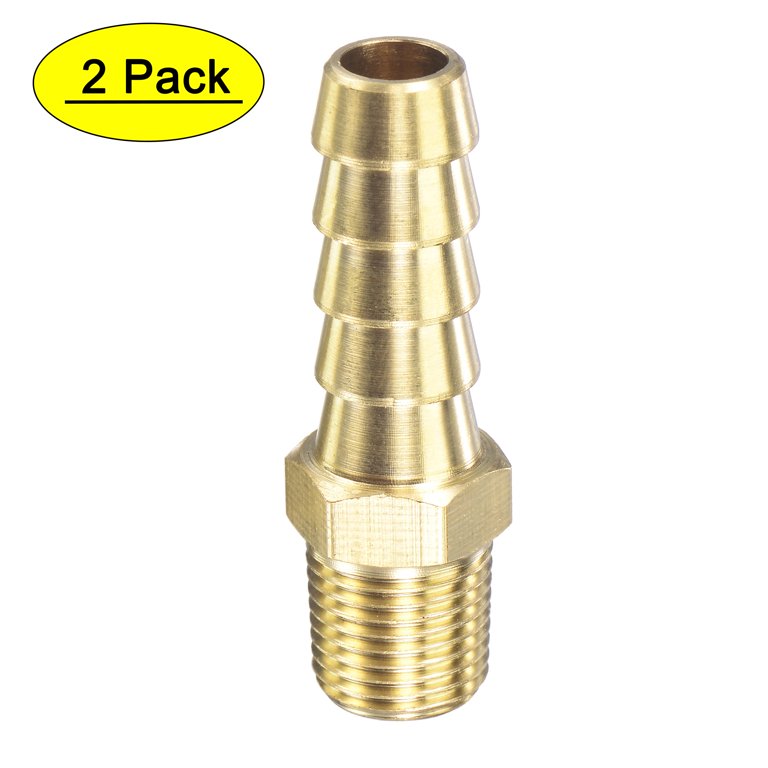 3/16 in. Flare x 1/8 in. MIP Brass Adapter Fitting (5-Pack)