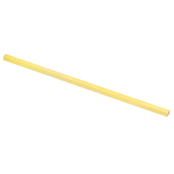 Uxcell 5/16x5/16x12" H59 Brass Flat Bar, Solid Square Mill Stock, Brass