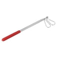 thumbnail image 1 of Uxcell 5.2ft Telescopic Handheld Flagpoles Tour Guide Flag Pole with Clips for Teaching Red, 1 Pack, 1 of 7