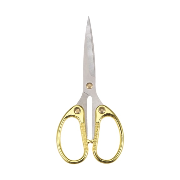 Uxcell 5.3" Stainless Steel Vintage Mini Scissors for Embroidery Cross Stitch Sewing Gold