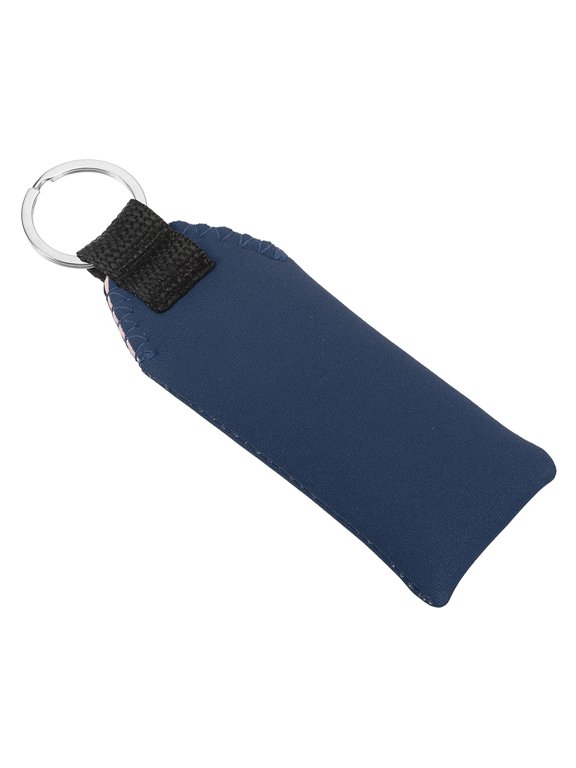 5.3 x 1.8 x 0.8 Inches Floating Neoprene Boat Keychain Waterproof for Water Sports Navy-Blue
