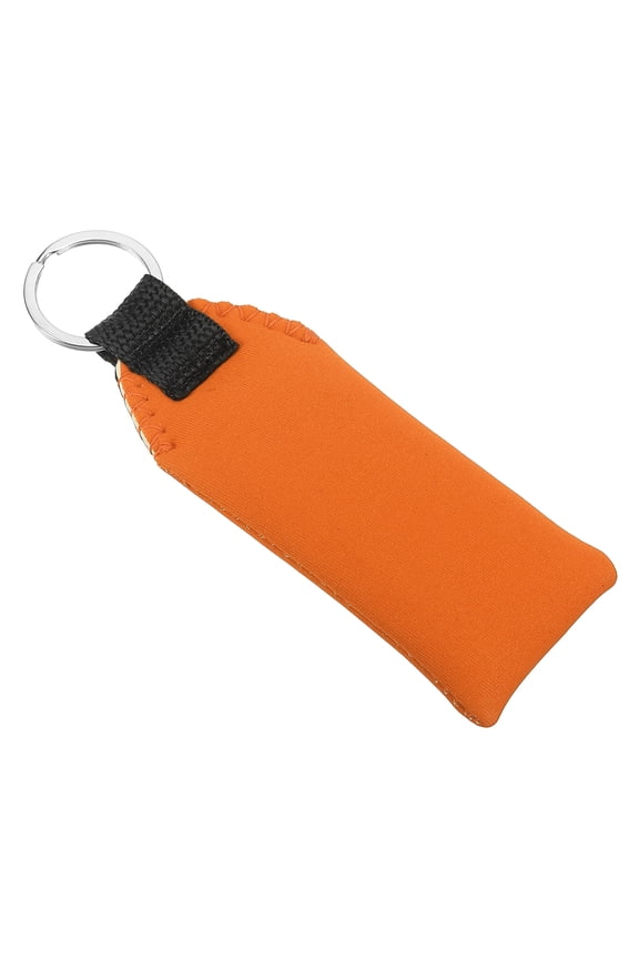 5.3 x 1.8 x 0.8 Inches Floating Neoprene Boat Keychain Waterproof for Water Sports Orange