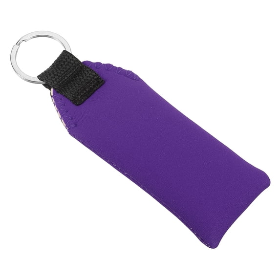 Uxcell 5.3 x 1.8 x 0.8 Inches Floating Neoprene Boat Keychain Waterproof for Water Sports Purple