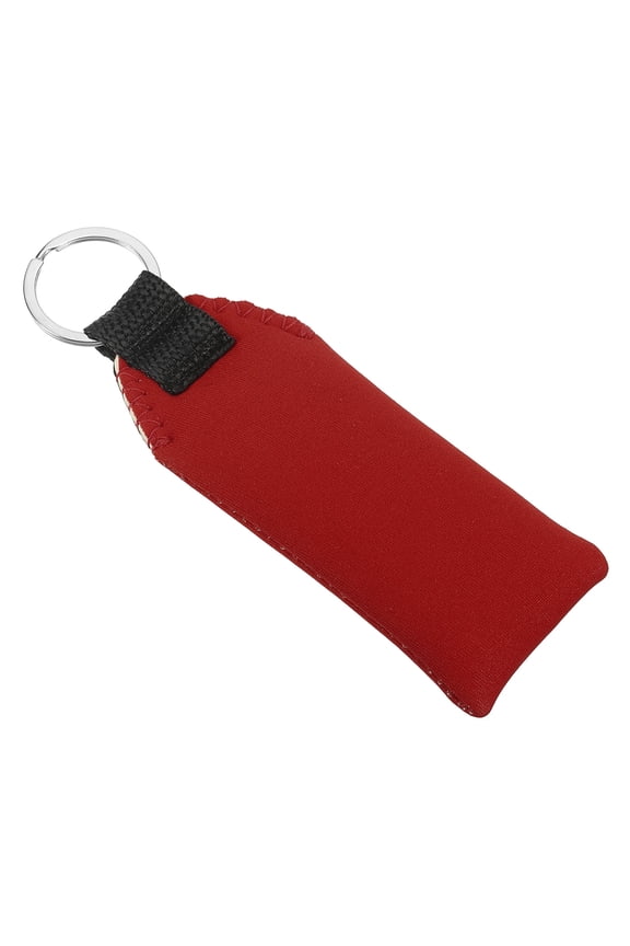 5.3 x 1.8 x 0.8 Inches Floating Neoprene Boat Keychain Waterproof for Water Sports Red