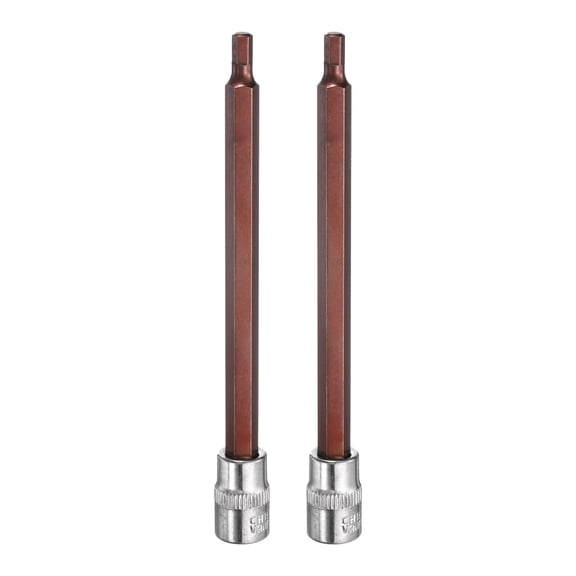 Uxcell 5/32" Hex Bit Socket 1/4" Drive Extension Bit Ratchet Wrench Accessories