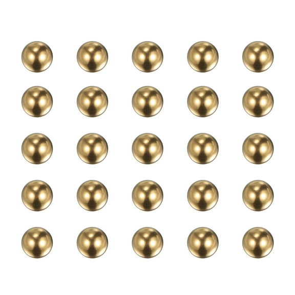 Uxcell 5/32-inch Precision Solid Brass Bearing Balls for Bearings Valves Decoration 150 Pack