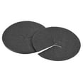 thumbnail image 1 of Uxcell 5.39" Round Nonwoven Tree Mulch Ring Mat Cover Plant, Black 6 Pack, 1 of 5