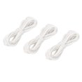 thumbnail image 1 of Uxcell 5.47 Yards 2.6mm Flat Leather Cord Suede String for DIY Crafts, White 3Pack, 1 of 6