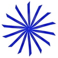 thumbnail image 1 of Uxcell Arrow Vanes Turkey Archery Arrows Feathers Fletching, Right Wing Fit for Hunting Target Shooting - Knife Shaped Navy Blue, 1 of 5