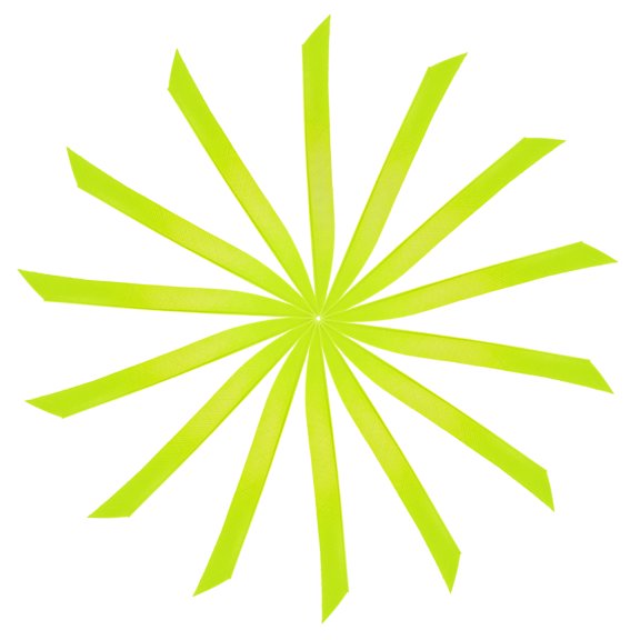 Uxcell Arrow Vanes Turkey Archery Arrows Feathers Fletching, Right Wing Fit for Hunting Target Shooting - Knife Shaped Neon Yellow