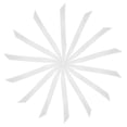 thumbnail image 1 of Uxcell Arrow Vanes Turkey Archery Arrows Feathers Fletching, Right Wing Fit for Hunting Target Shooting - Knife Shaped White, 1 of 5
