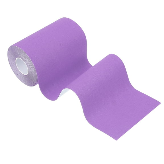 Uxcell 5.5yd x 4" Kinesiology Tape Adhesive Cotton Sport Muscle Tape Purple