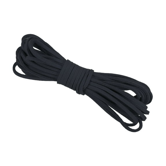 Uxcell 5.5 Yards x 3mm Faux Suede Leather Cord String for Bracelet Necklace Beading, Dark Blue