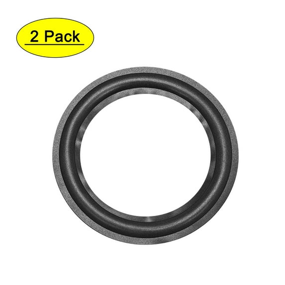Uxcell 5.5 inch Speaker Foam Edge Surround Ring Speaker DIY 2 Pack
