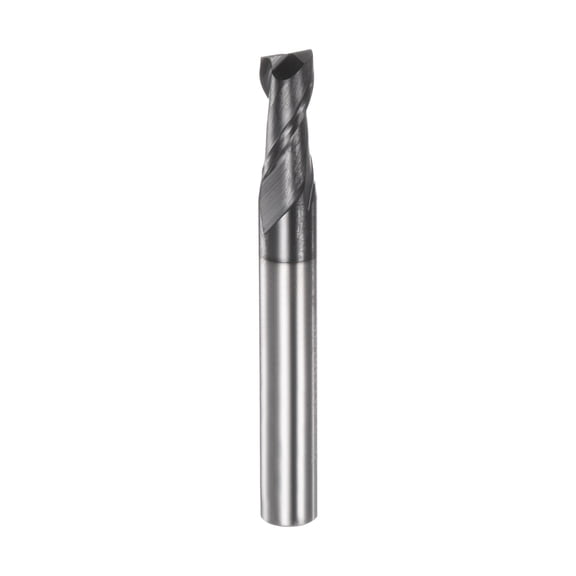 Uxcell 5.5mm x 13mm x 6mm x 50mm Solid Carbide AlTiN Coated 2 Flutes Square End Mill Milling Bit