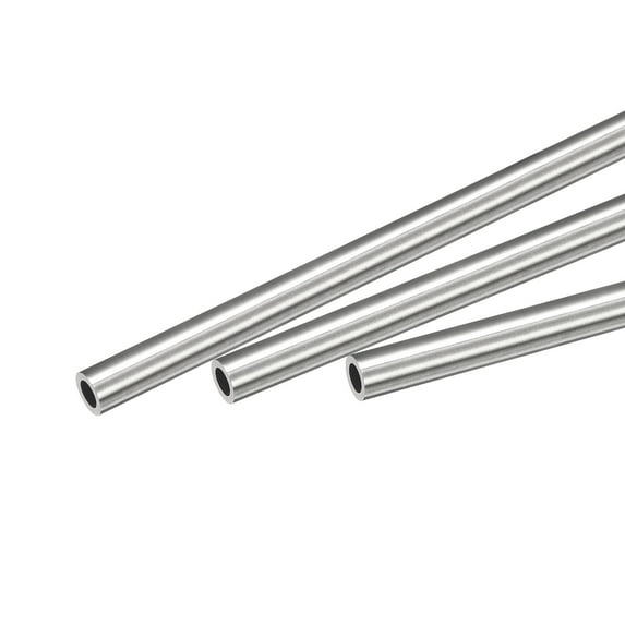 Uxcell 5.5mm x 1mm x 250mm 304 Stainless Steel Capillary Tube for Industry, 3Pack