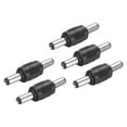 thumbnail image 1 of Uxcell 5.5x2.1mm DC Power Connector Adapter, Male to Male Cable Jack, 5Pcs, 1 of 6