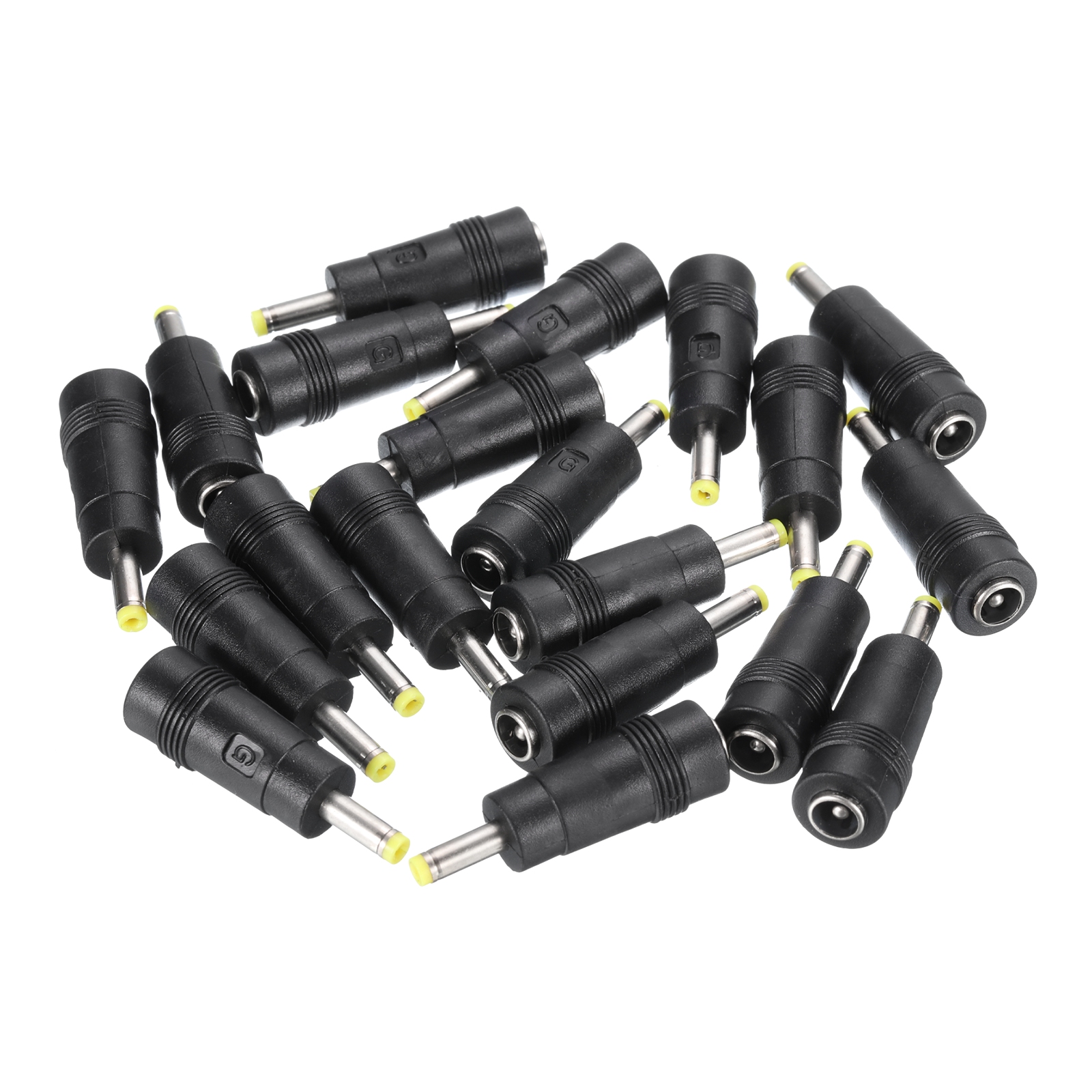 Kit 80 Connettori DC A Pannello 5.5x2.1 Mm E 5.5x2.5 Mm: Spine Maschio E Prese Femmina Con Cappuccio In Gomma, Per Progetti Fai-da-te Audio/video