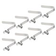 thumbnail image 1 of Uxcell 5.5x3.8mm Kayak Paddle Snaps Hollow Button Single Pin Lock Tube Spring Clips for Tent Pole, 8 Pack, 1 of 6