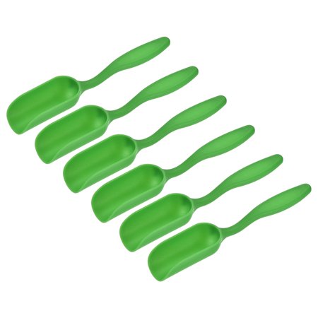 Uxcell 5.7'' Gardening Shovel Spoons Soil Scoops Planting Tools, Green 12 Pack