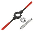 thumbnail image 1 of Uxcell 5/8-24 UNEF Tap and Die Set 1.5" Die Stock Wrench with Plastic Handle 3 Pack, 1 of 6