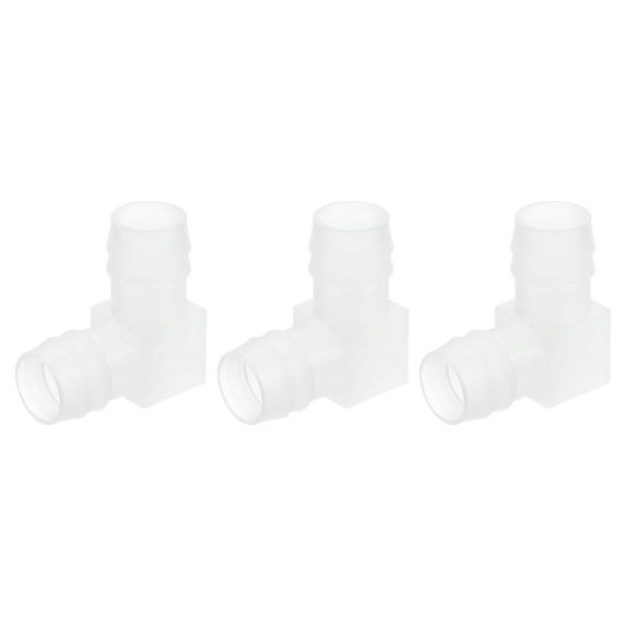 Uxcell 5/8" 90 Degree Elbow Hose Barb, 3Pack Aquarium Air Valve Connector Tubing for Fish Tank Pond Air Line