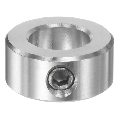 Uxcell 5/8" Bore 304 Stainless Steel Set Screw Shaft Collars, 1-1/8" OD, 1/2" Width