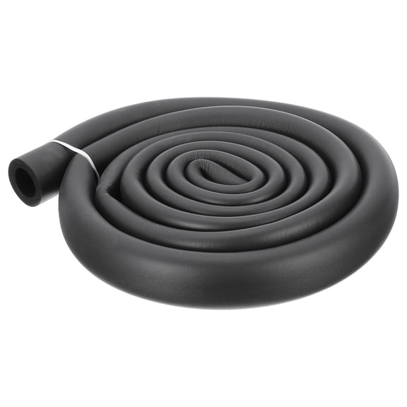 Uxcell 5/8" ID x 3/16" Thick 5.7ft Pipe Insulation Tube Foam Grip Wrap Tubing Non-slip for Utensil Tools Handle Support ,Black