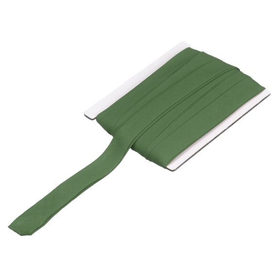 Uxcell 5/8 Inch 10 Yards Cotton Double Fold Bias Tape Army Green