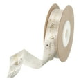 thumbnail image 1 of Uxcell 5/8 Inch x 10Yard Satin Ribbons with Gold Printed,  Happy Birthday Ribbon, Beige, 1 of 6