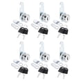 thumbnail image 1 of Uxcell 5/8" Zinc Alloy Cabinet Cam Locks Keyed Alike for File Drawer, Silver Tone 6 Pack, 1 of 5