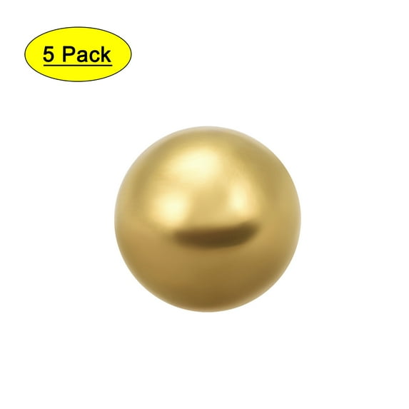 Uxcell 5/8-inch Precision Solid Brass Bearing Ball 5 Pack