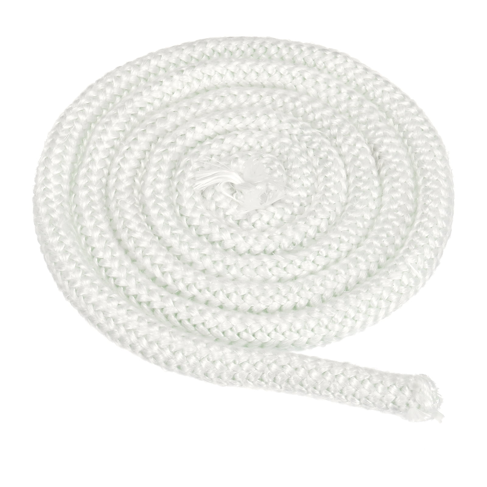 Heat resistant white square stove rope10x10 mm x 25 m - Heat